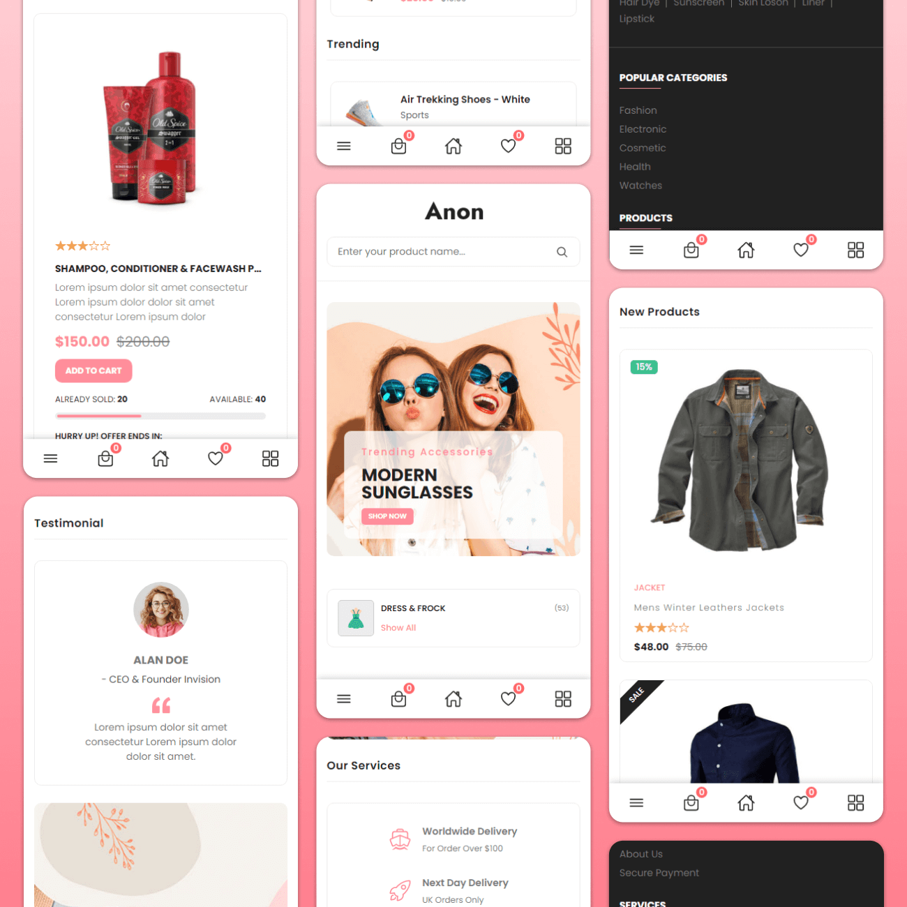 Mobile e-commerce premium gifts